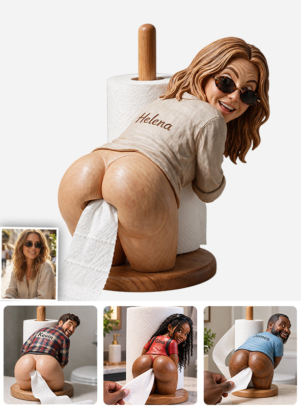 Nice Butt - Personalized Spicy Couple Paper Towel Stand