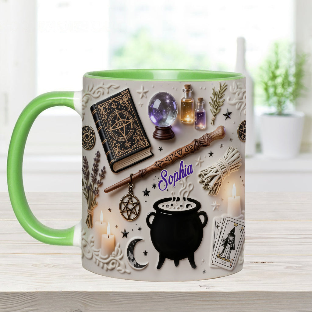 Witchcraft - Personalized Witch Accent Mug & Coaster