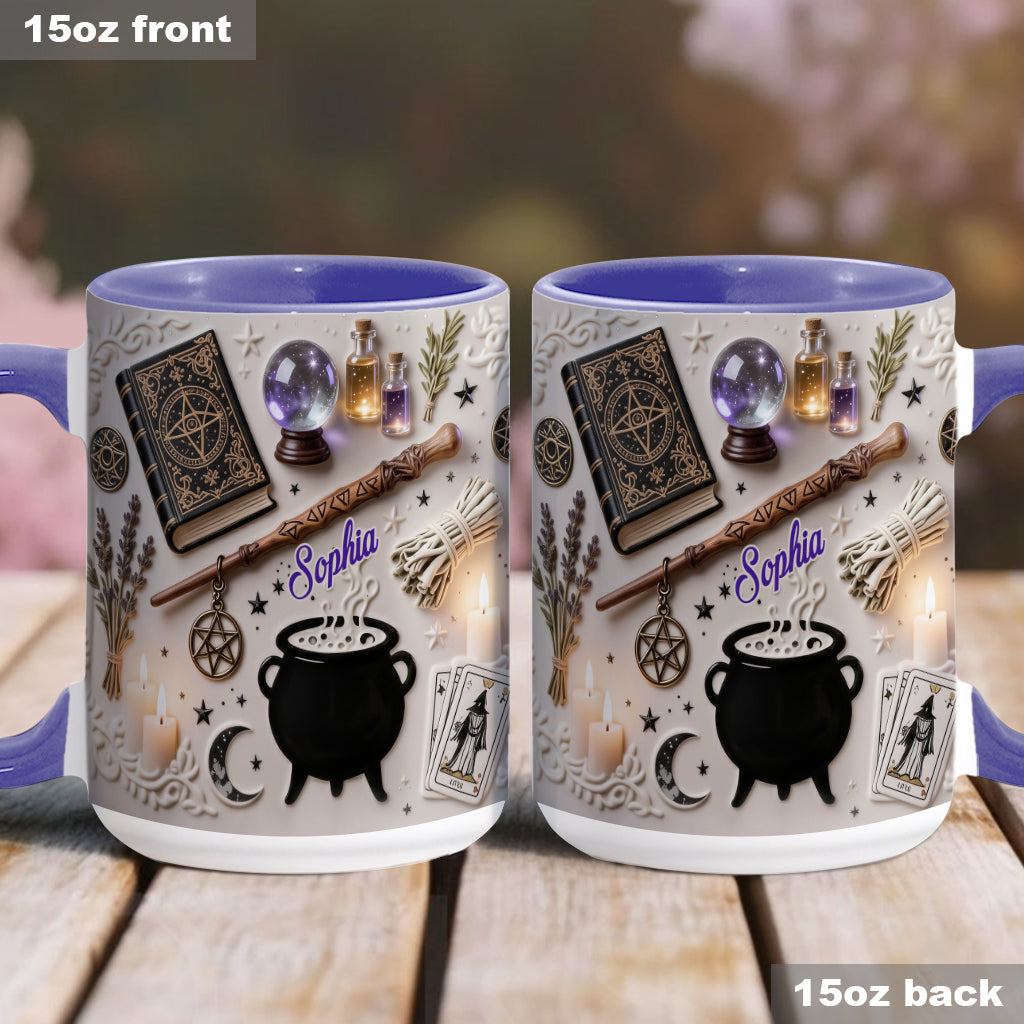 Witchcraft - Personalized Witch Accent Mug & Coaster