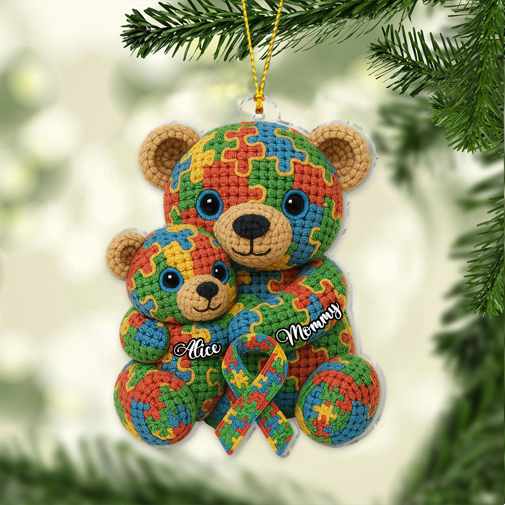 Strong Mama - Personalized Autism Awareness Ornament