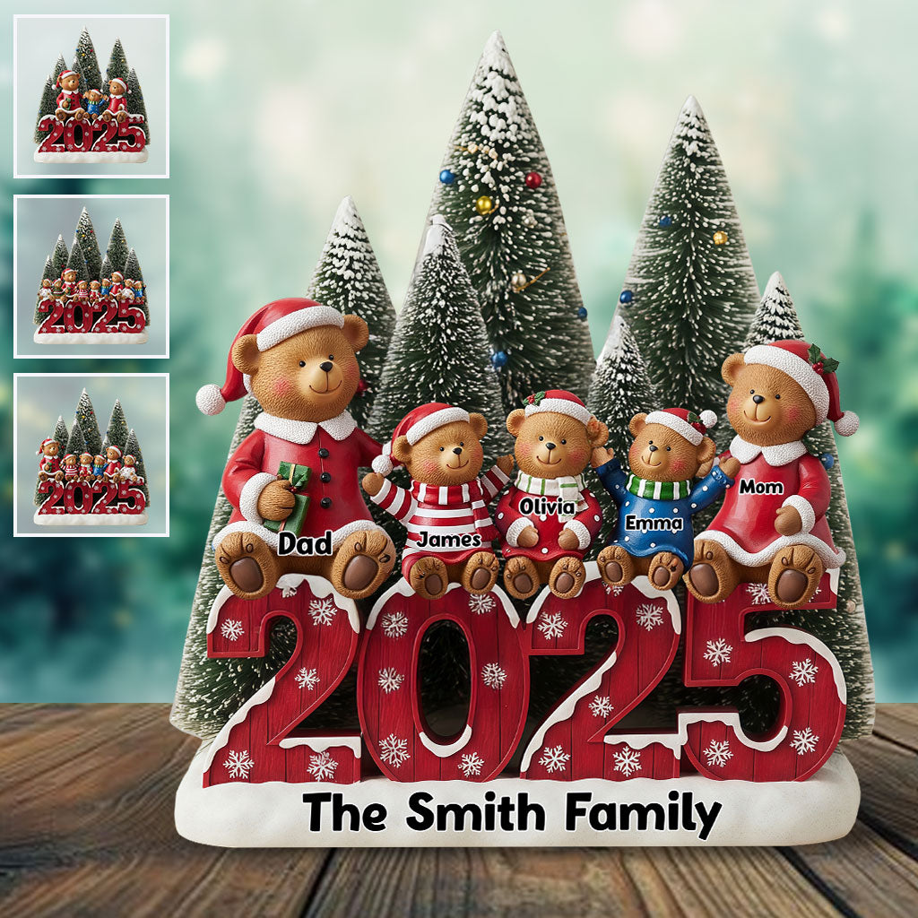 Happy Family - Personalized Family Custom Shaped Acrylic Plaque