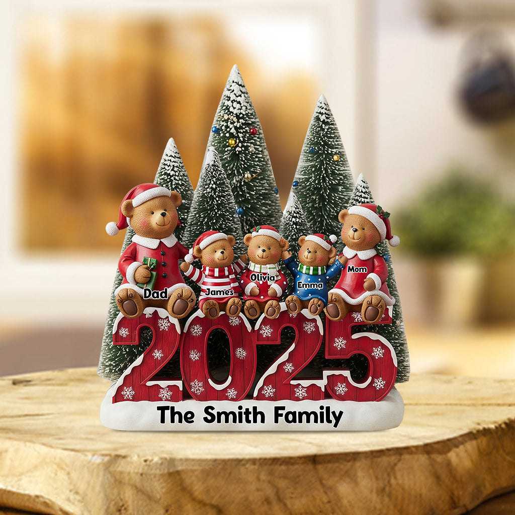 Happy Family - Personalized Family Custom Shaped Acrylic Plaque