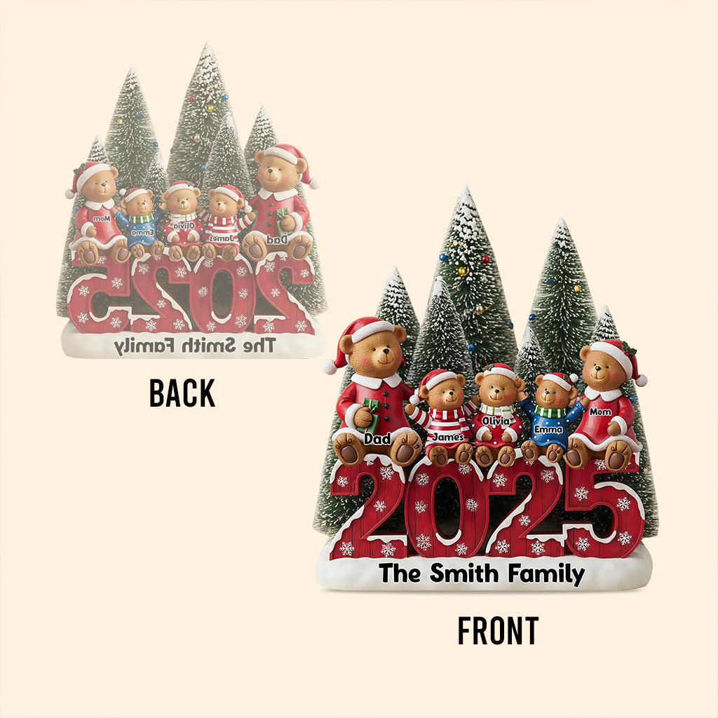 Happy Family - Personalized Family Custom Shaped Acrylic Plaque