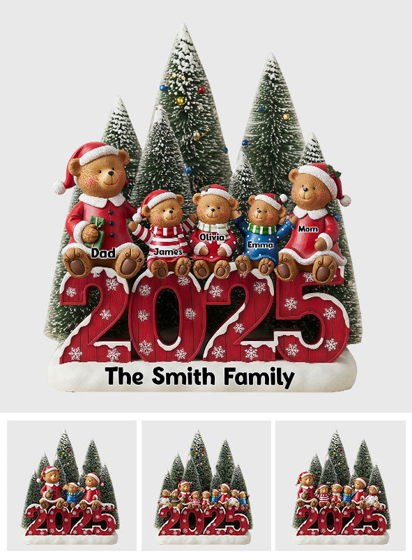Happy Family - Personalized Family Custom Shaped Acrylic Plaque