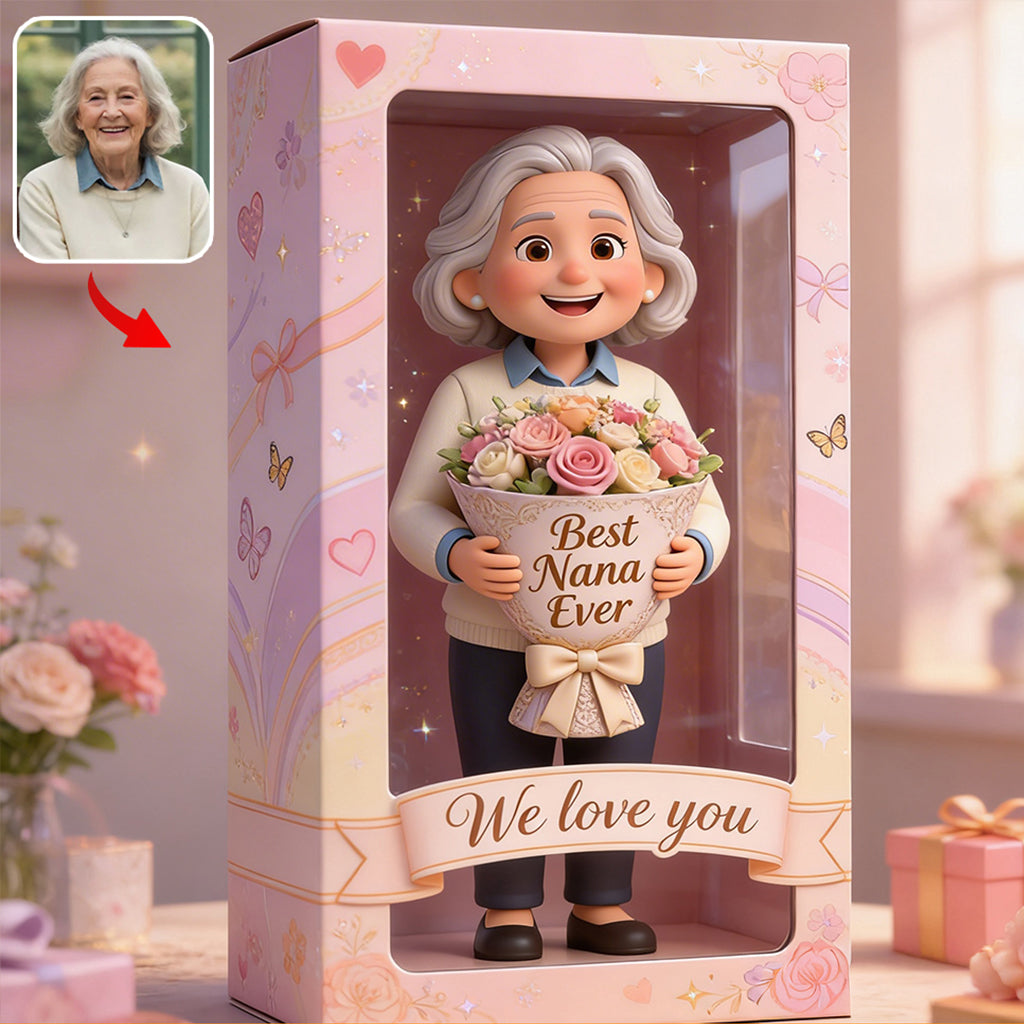 Custom Any Photo, Best Mom, Grandma Ever - Personalized Mother Custom Shaped Acrylic Plaque