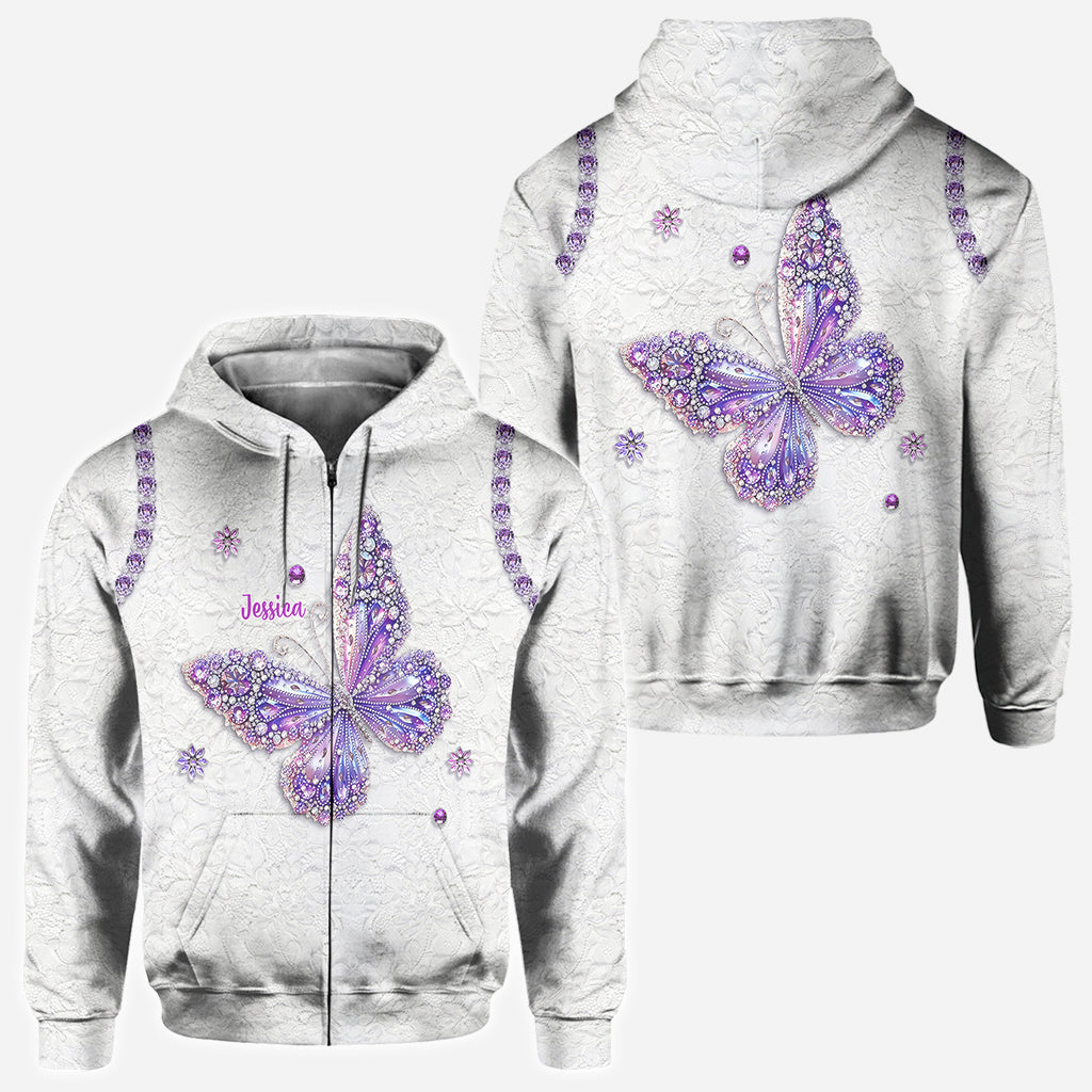 Beautiful Butterfly - Personalized Butterfly All Over Shirt