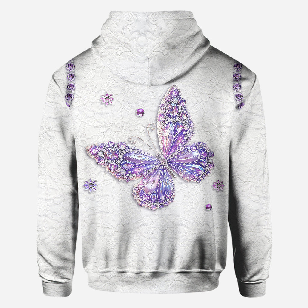 Beautiful Butterfly - Personalized Butterfly All Over Shirt