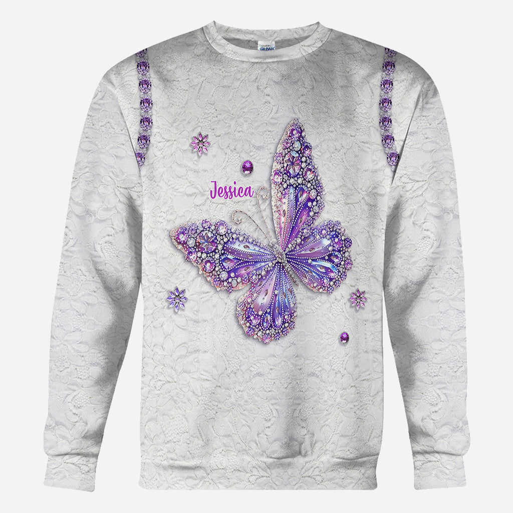 Beautiful Butterfly - Personalized Butterfly All Over Shirt