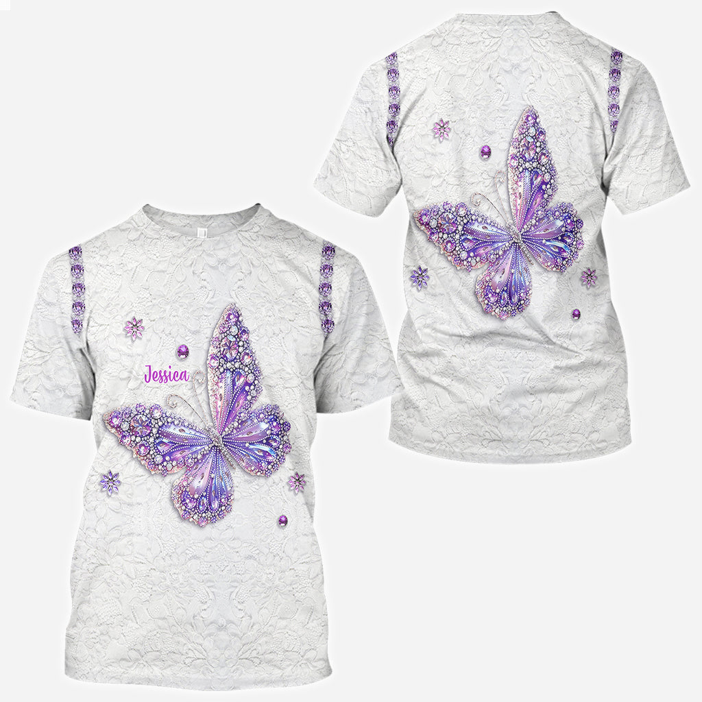 Beautiful Butterfly - Personalized Butterfly All Over Shirt