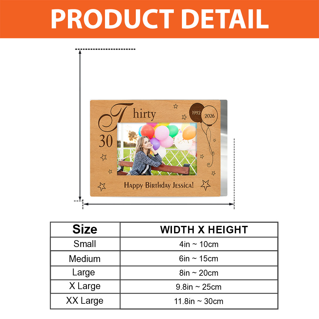 Happy Birthday - Personalized Birthday Custom Shaped Acrylic Plaque