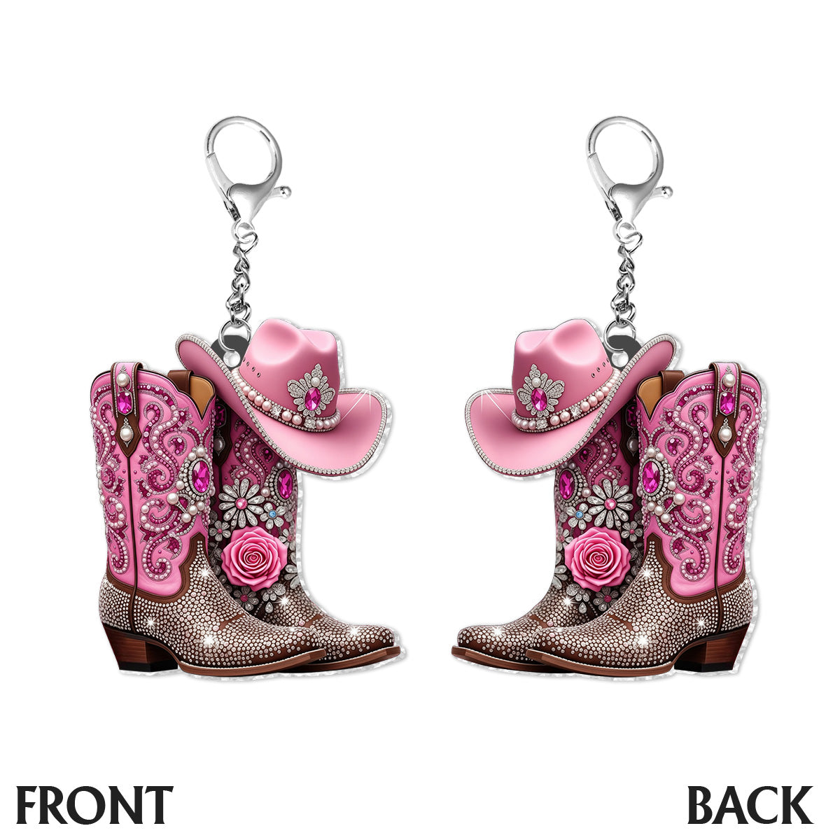 Beautiful Cowgirl Boots - Personalized Cowgirl Tote Bag