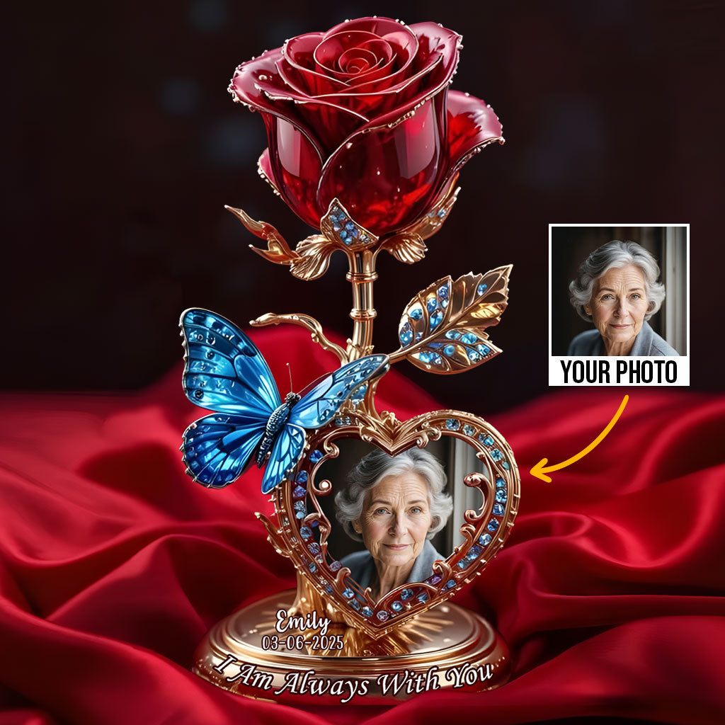 I Am Always With You - Personalized Memorial Custom Shaped Acrylic Plaque