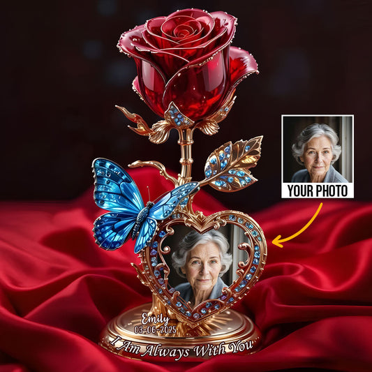 I Am Always With You - Personalized Memorial Custom Shaped Acrylic Plaque