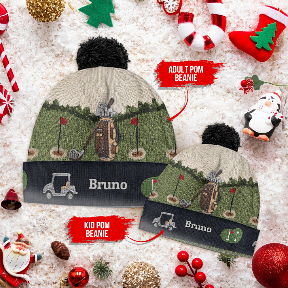 Love Golf - Personalized Golf Beanie Hat