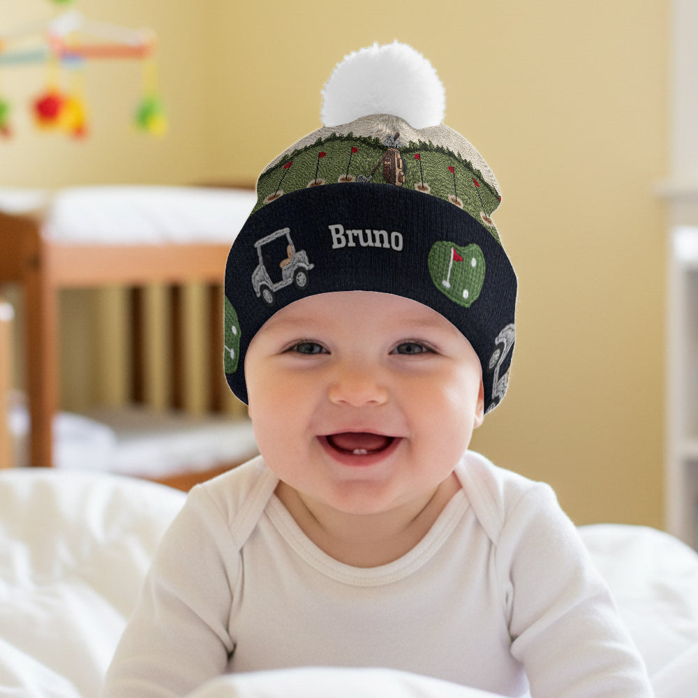 Love Golf - Personalized Golf Beanie Hat