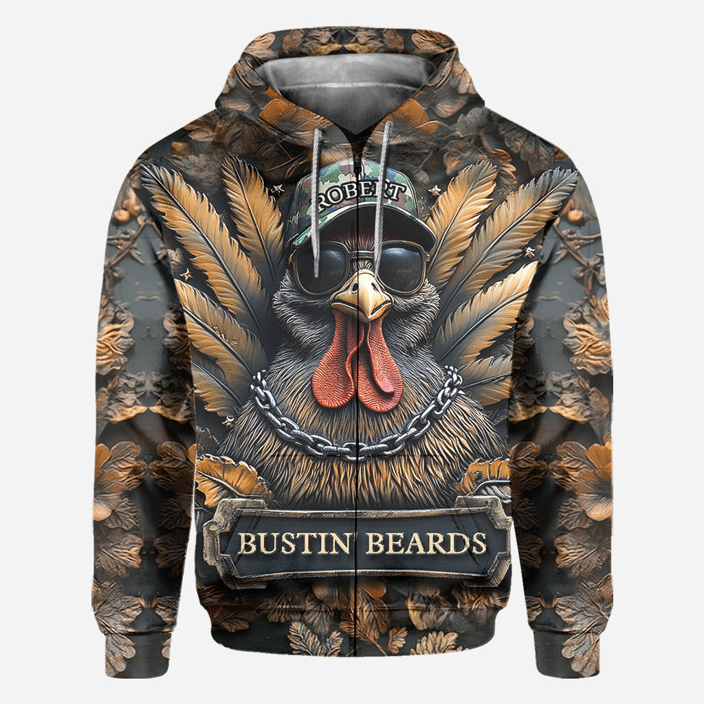 Bustin' Beards - Personalized Hunting All Over Shirt