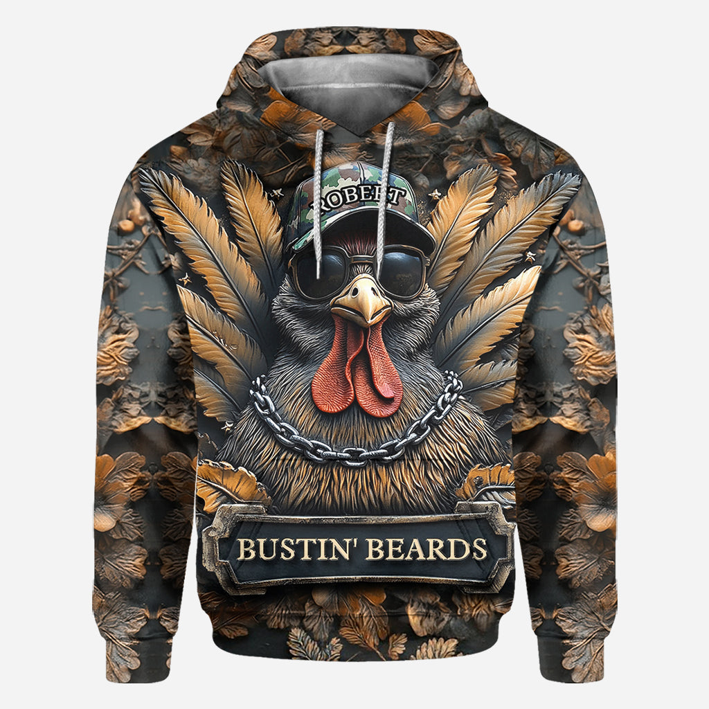 Bustin' Beards - Personalized Hunting All Over Shirt