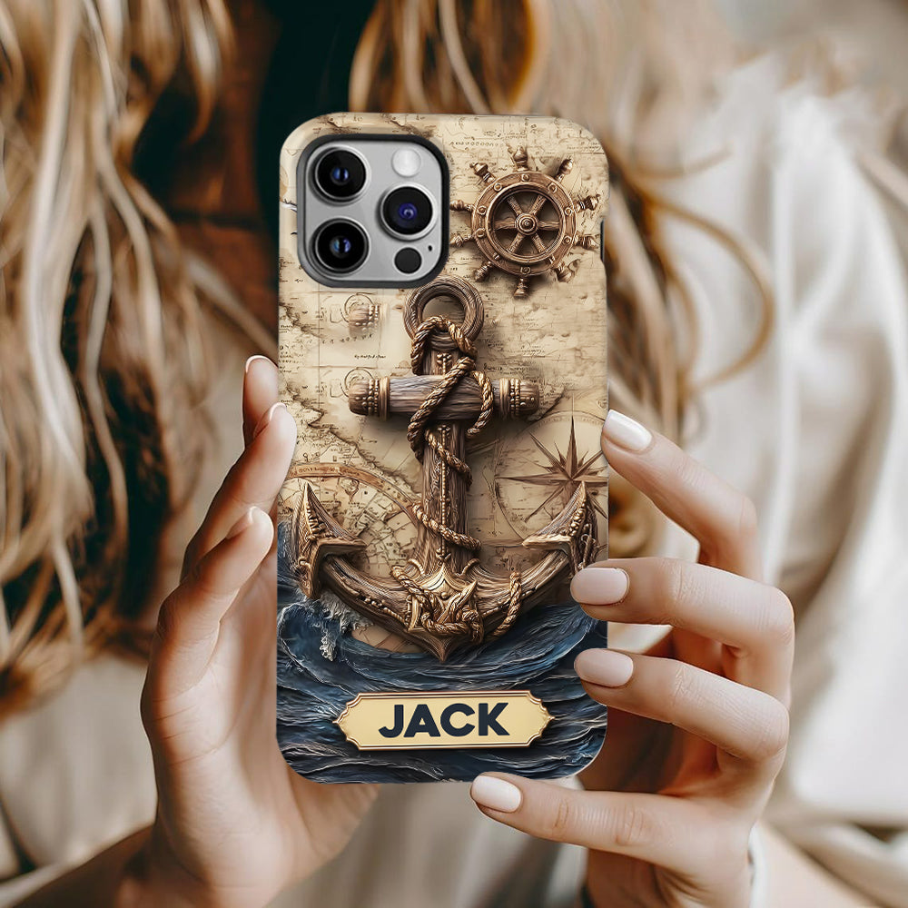 Proud Sailor - Personalized Boating Full Print Phone Case