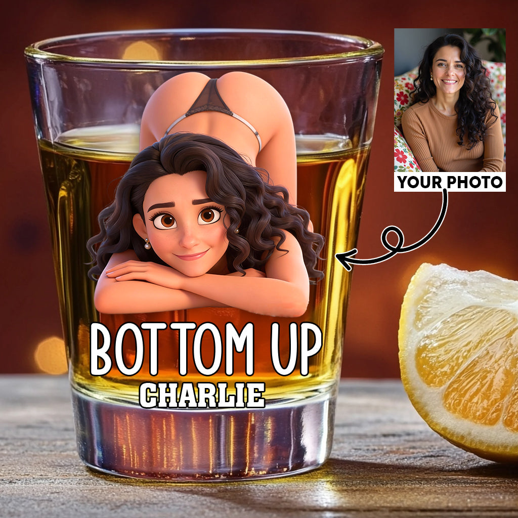 Bottom Up - Personalized Couple Shot Glasses Set