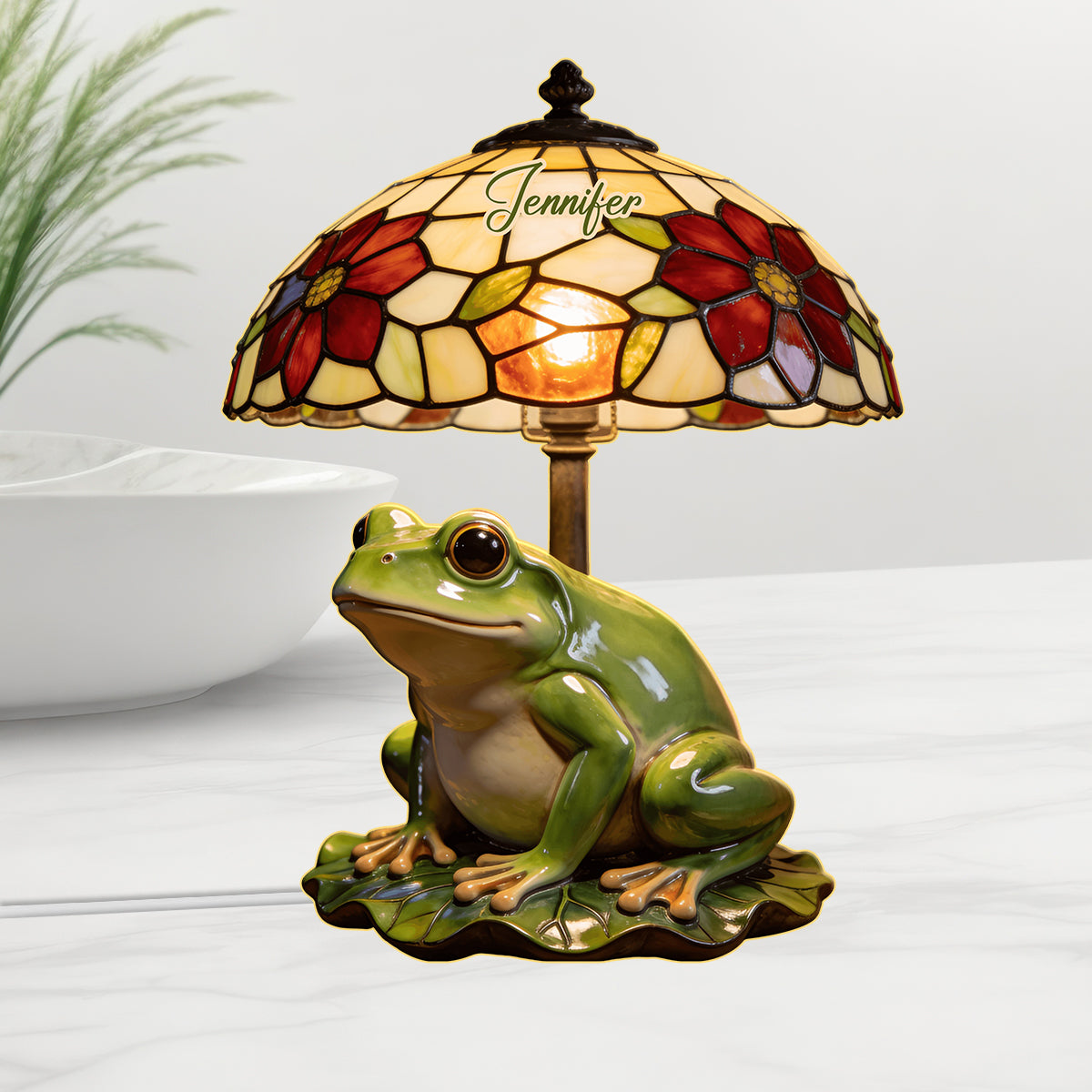 Love Frog - Personalized Frog Acrylic LED Night Light