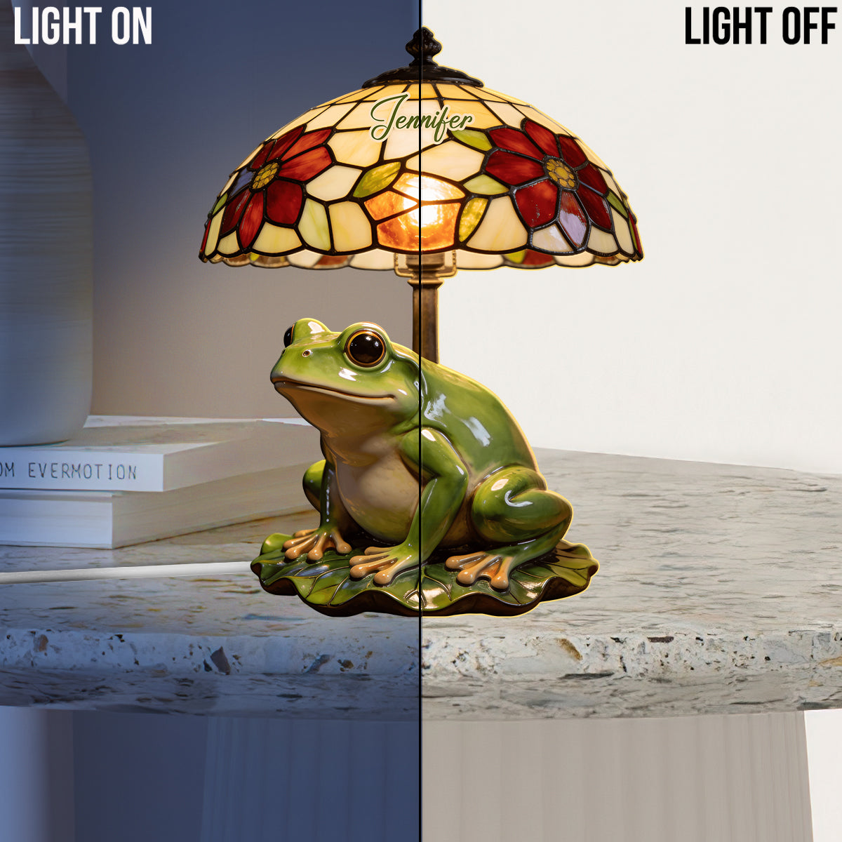 Love Frog - Personalized Frog Acrylic LED Night Light