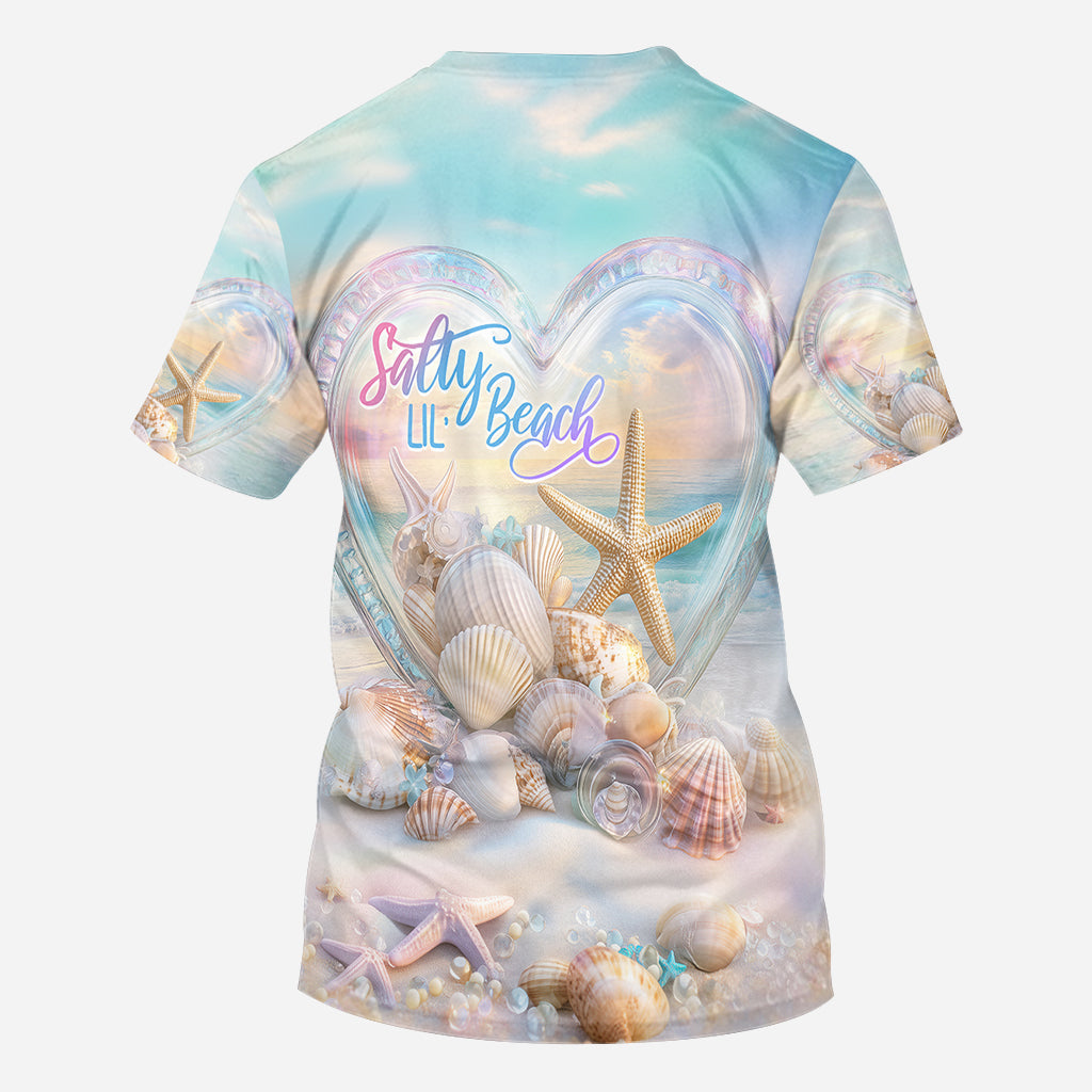 Salty Lil Beach - Personalized Sea Lover All Over Shirt