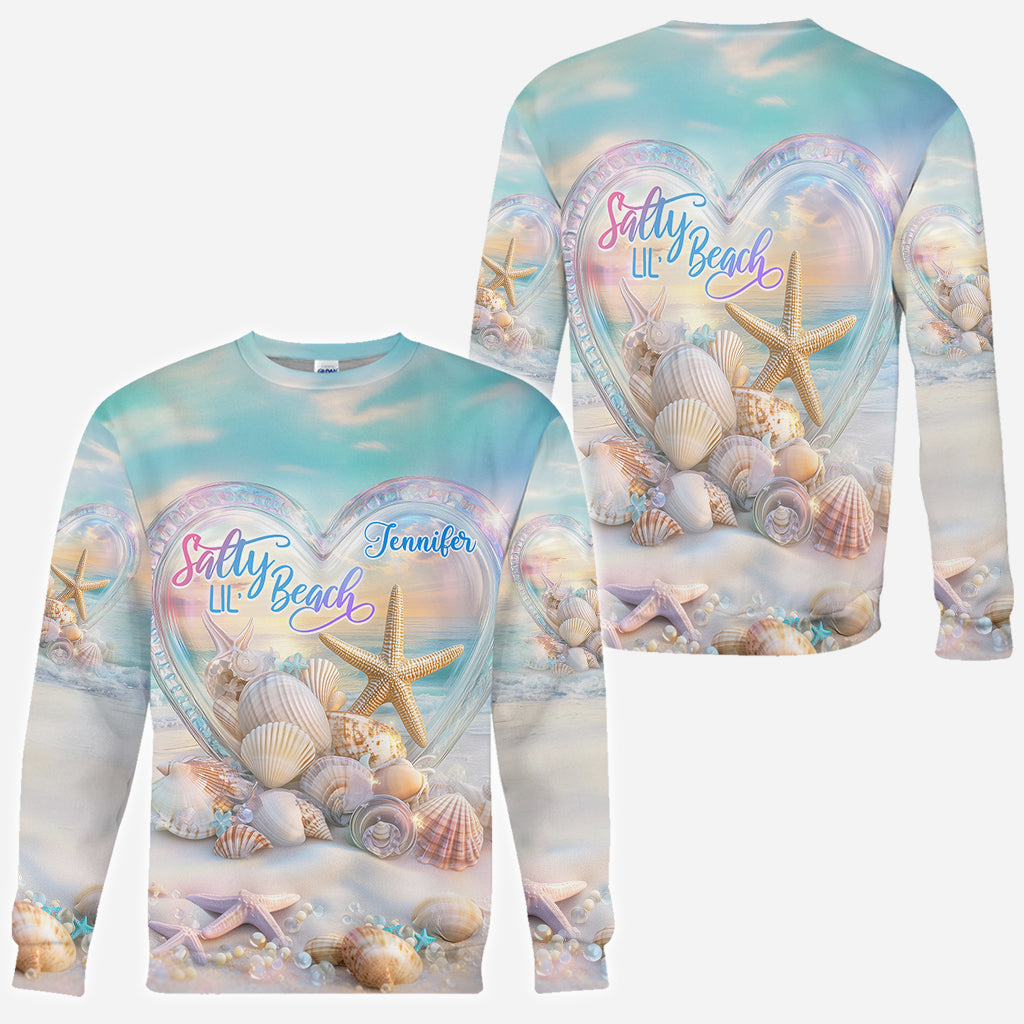 Salty Lil Beach - Personalized Sea Lover All Over Shirt