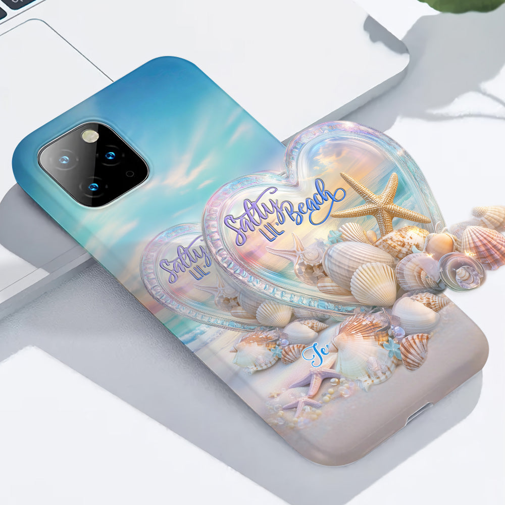 Salty Lil Beach - Personalized Sea Lover Full Print Phone Case