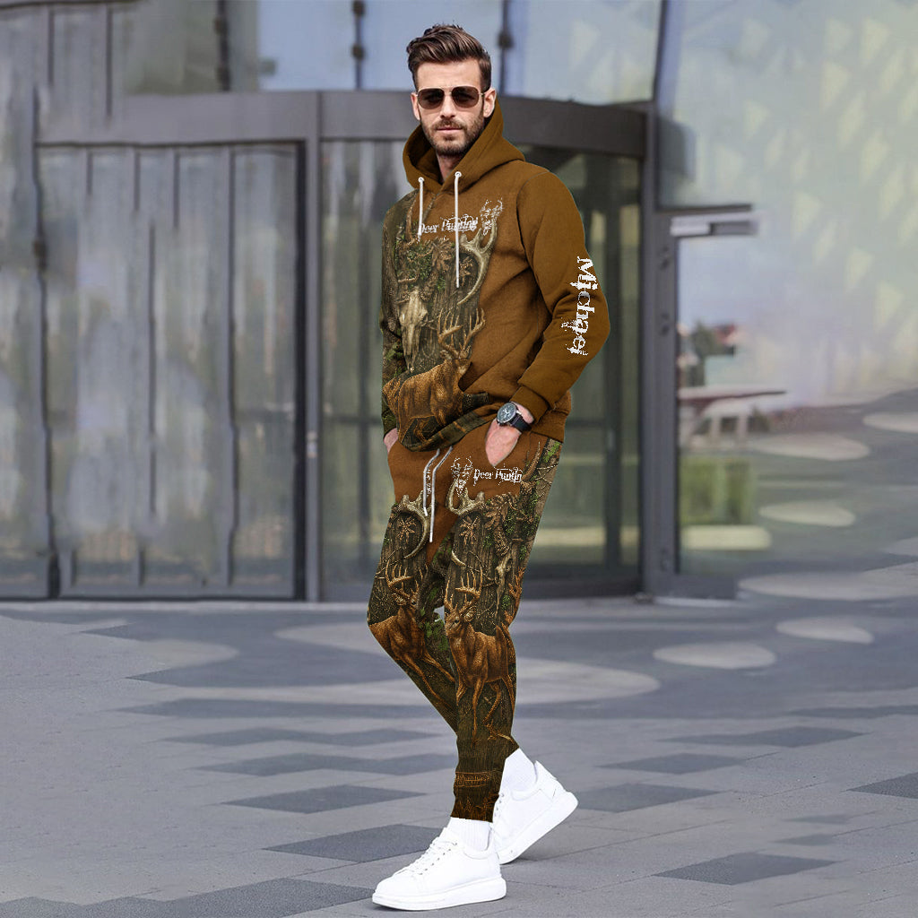 Deer Hunter - Personalized Hunting Hoodie and Sweatpants