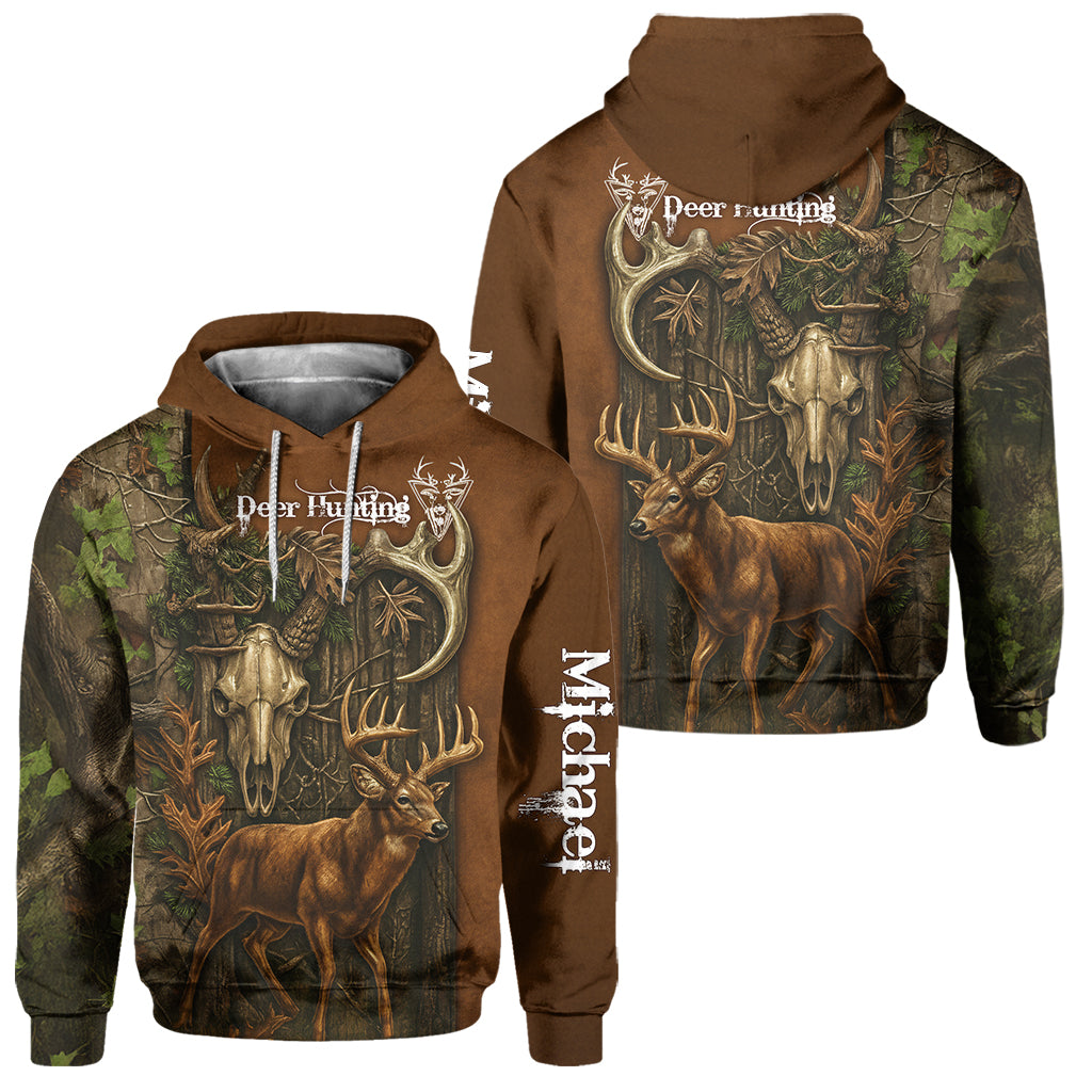Deer Hunter - Personalized Hunting Hoodie and Sweatpants