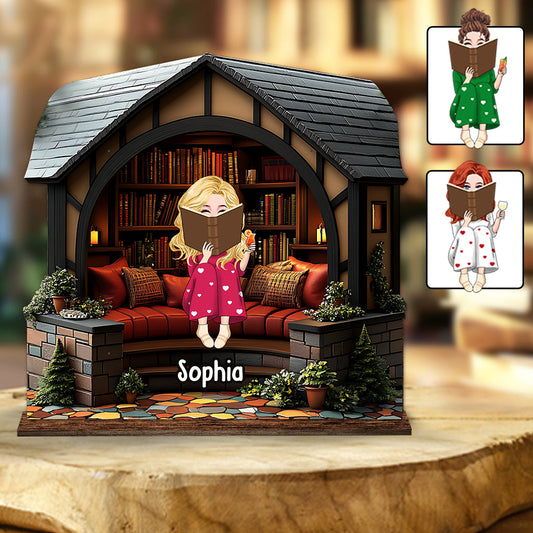 My Library - Personalized Book 1 Layered Big Freestanding