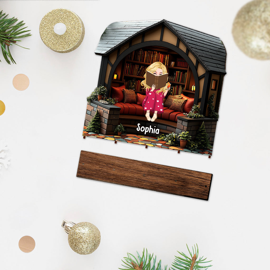 My Library - Personalized Book 1 Layered Big Freestanding