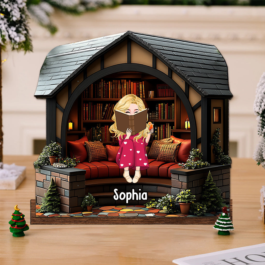 My Library - Personalized Book 1 Layered Big Freestanding