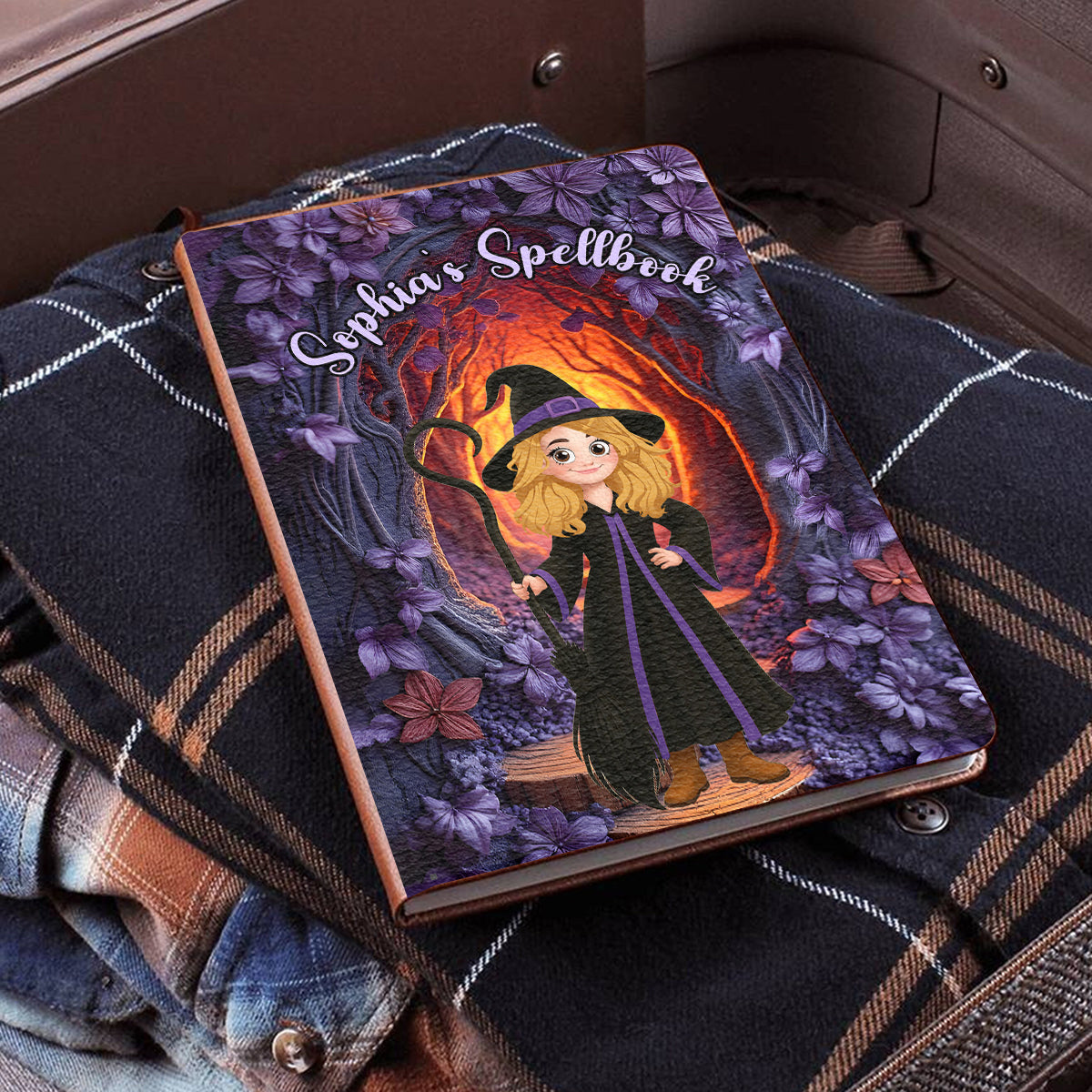 Witchcraft Book - Personalized Witch Leather Journal
