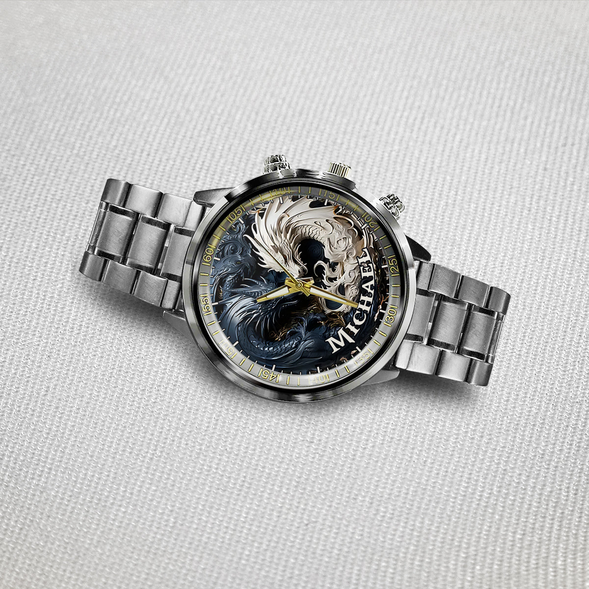 Shadow & Light - Personalized Dragon Hand Watch