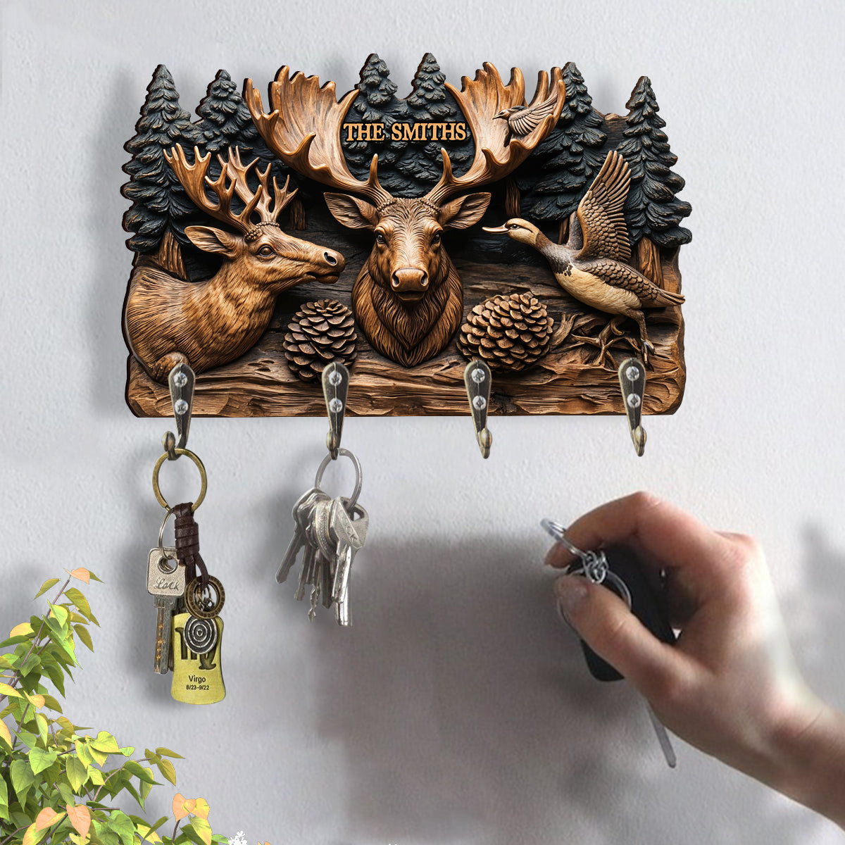 Love Hunting - Personalized Hunting Custom Shaped Key Rack