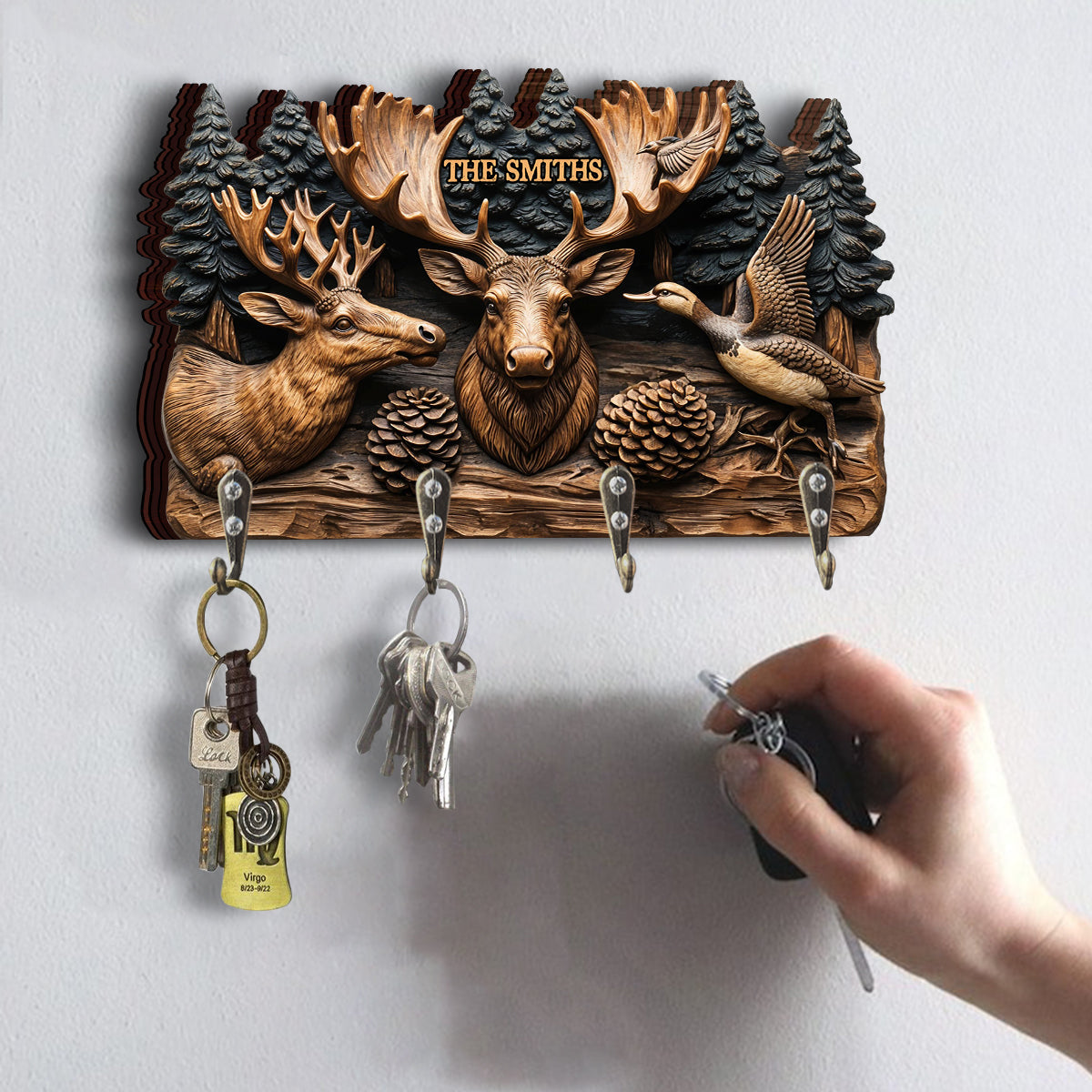 Love Hunting - Personalized Hunting Custom Shaped Key Rack