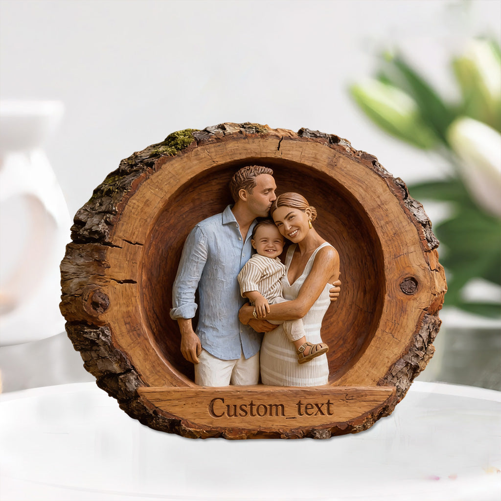 Best Family Ever - Personalized Family Custom Shaped Acrylic Plaque