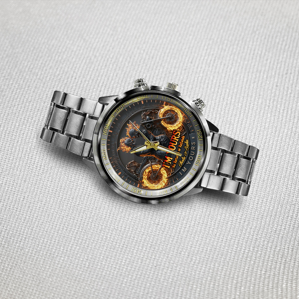 I'm Yours - Personalized Biker Hand Watch