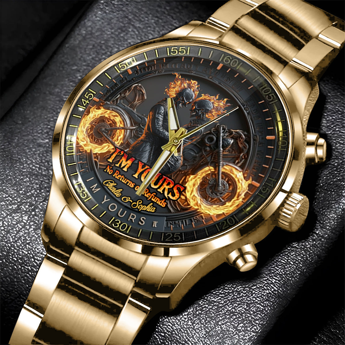 I'm Yours - Personalized Biker Hand Watch