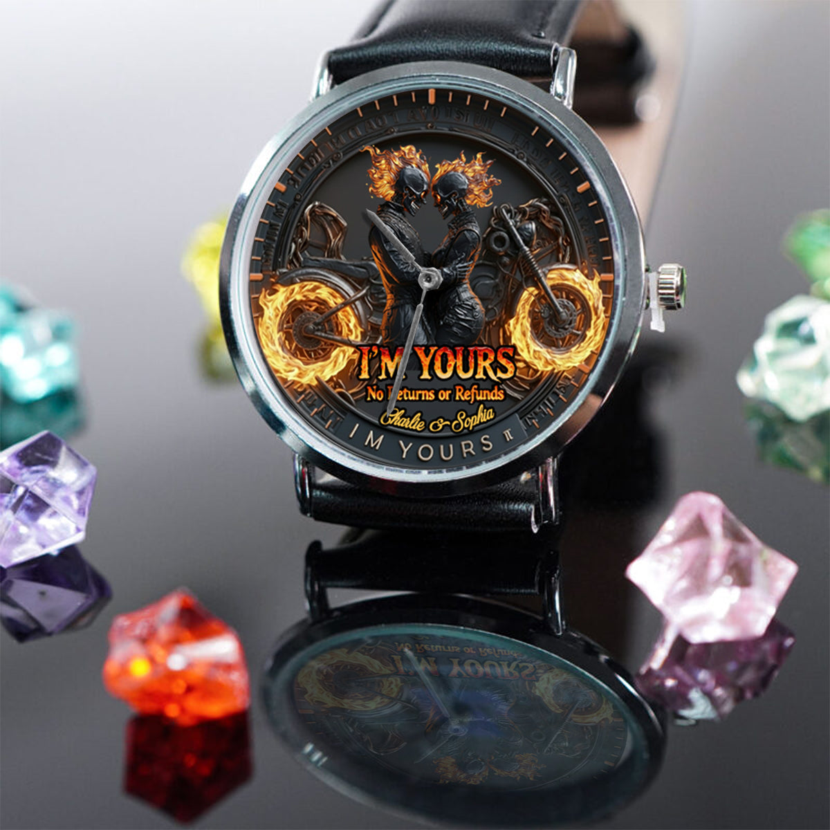 I'm Yours - Personalized Biker Hand Watch
