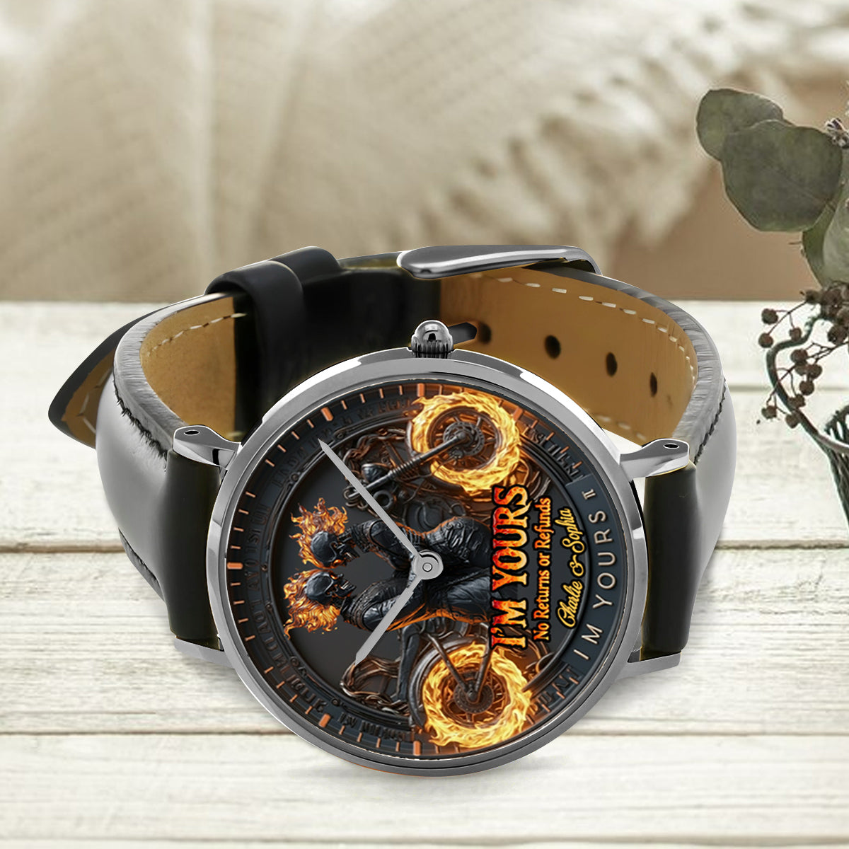I'm Yours - Personalized Biker Hand Watch
