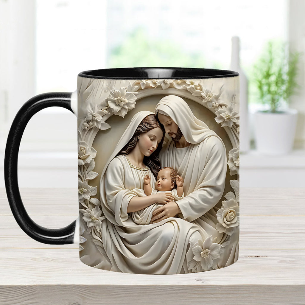Holy Family - Personalized Christian Accent Mug