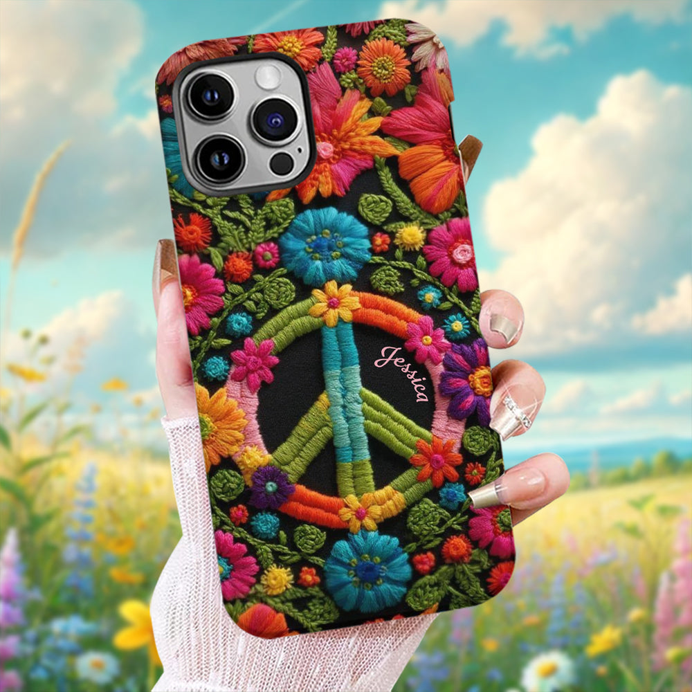 Hippie Soul - Personalized Hippie Full Print Phone Case