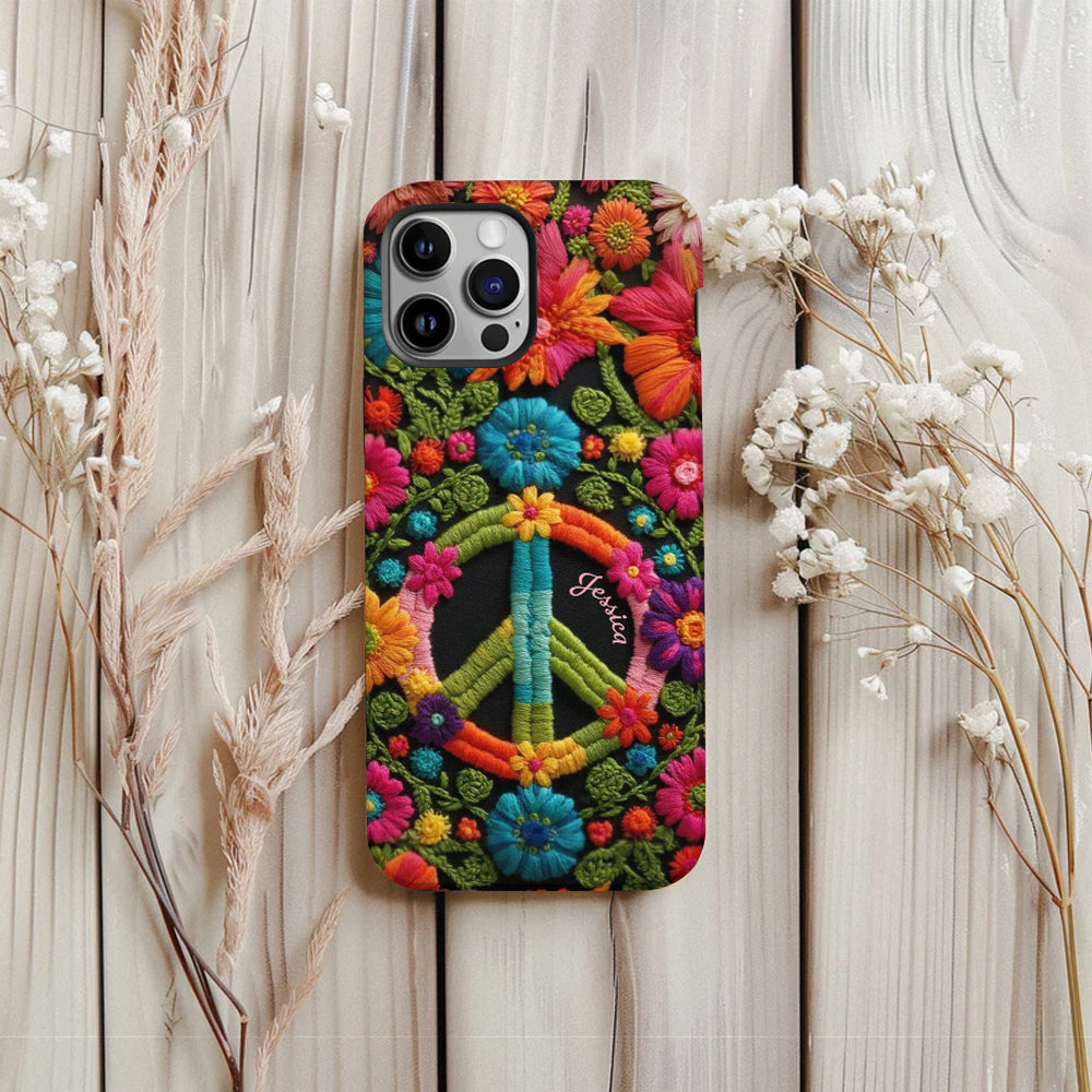 Hippie Soul - Personalized Hippie Full Print Phone Case