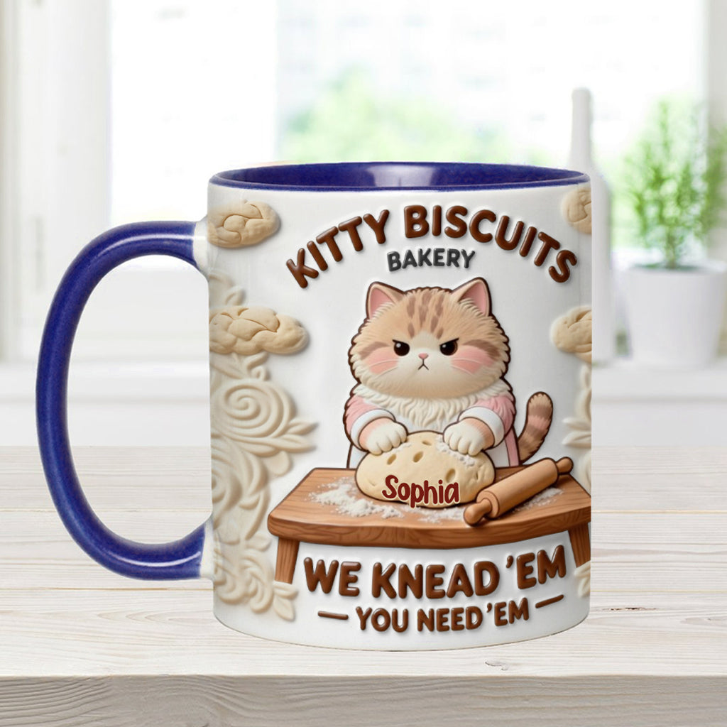 We Knead Em You Need Em - Personalized Baking Accent Mug & Coaster