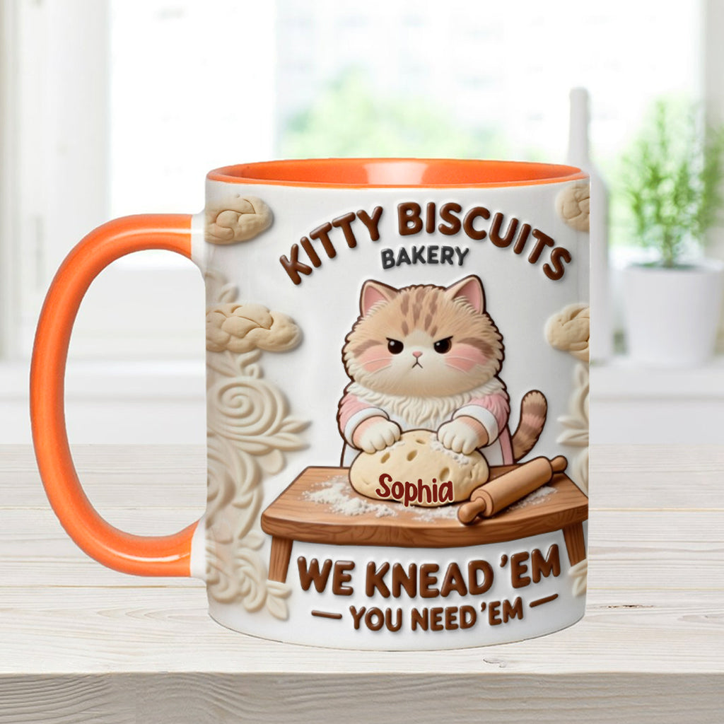 We Knead Em You Need Em - Personalized Baking Accent Mug & Coaster