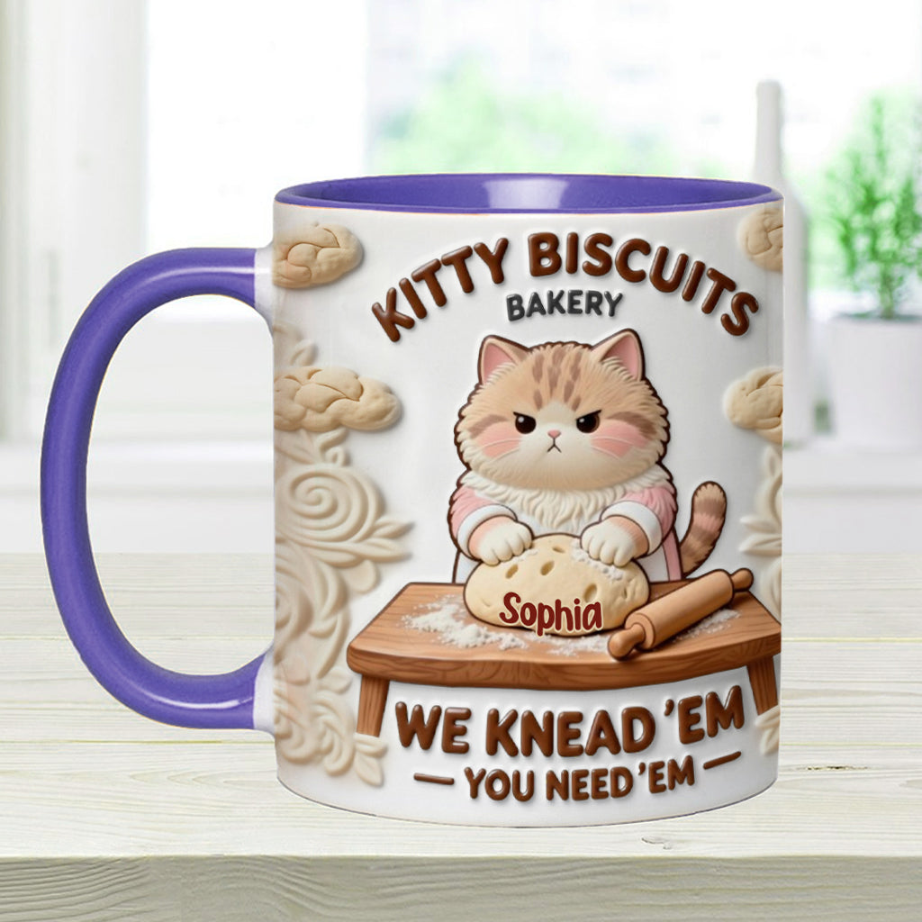 We Knead Em You Need Em - Personalized Baking Accent Mug & Coaster