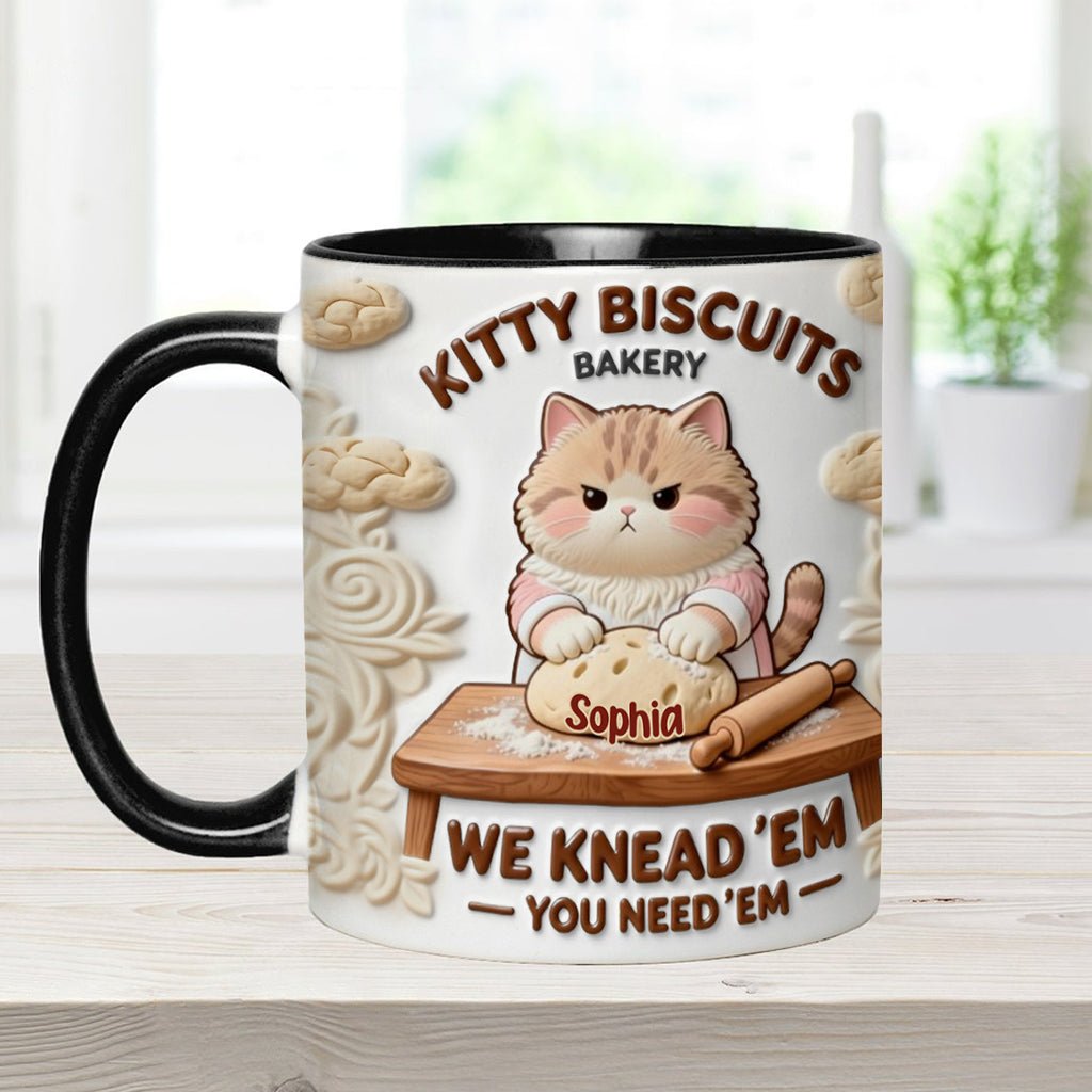 We Knead Em You Need Em - Personalized Baking Accent Mug & Coaster