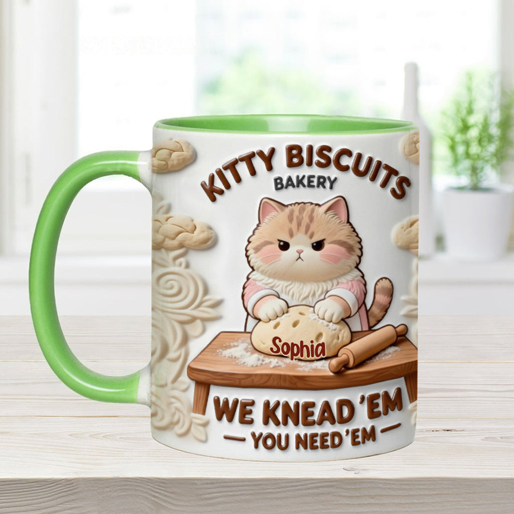 We Knead Em You Need Em - Personalized Baking Accent Mug & Coaster